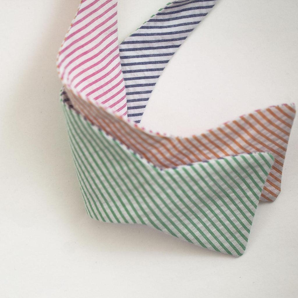 sear sucker bow tie