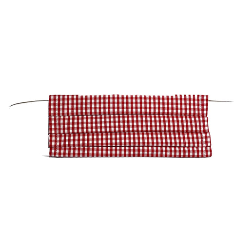 Red Gingham Mask