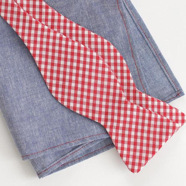 Blue Chambray Pocket Square