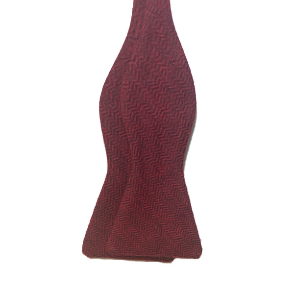 Cranberry Herringbone